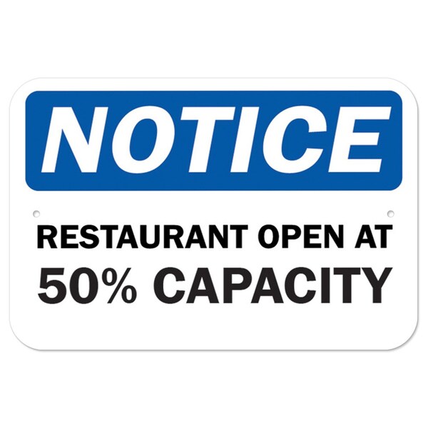 12 in Height, Aluminum, 12" x 18", A-1218-25460